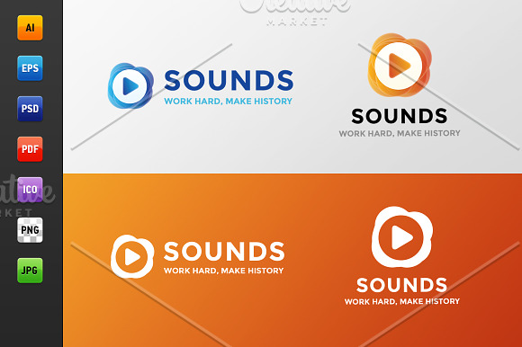 Sounds Logo in Logo Templates - product preview 1