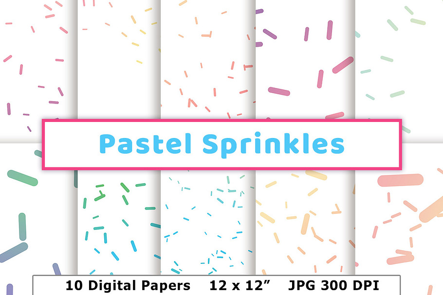 Pastel Sprinkles Opaque Pattern