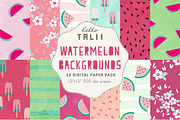 Watermelon Digital Paper