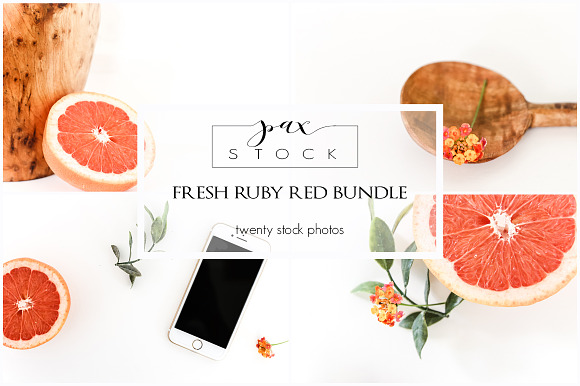 Fresh Ruby Red Bundle in Mobile & Web Mockups - product preview 1