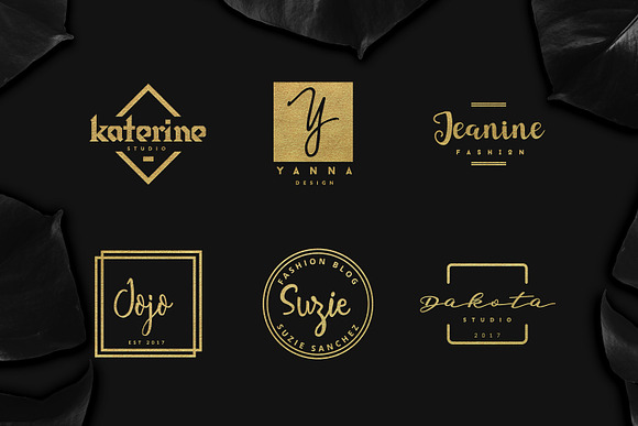 GOLDIVA Logo Pack Vol.1 in Logo Templates - product preview 2