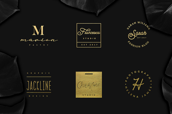 GOLDIVA Logo Pack Vol.1 in Logo Templates - product preview 3