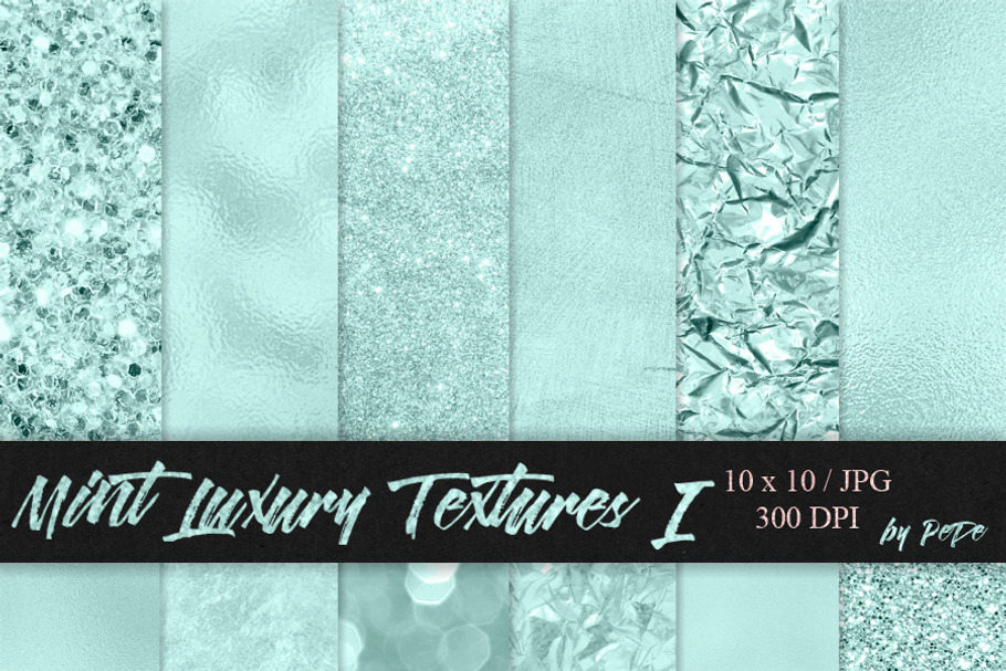 Mint Textures I in Textures - product preview 8