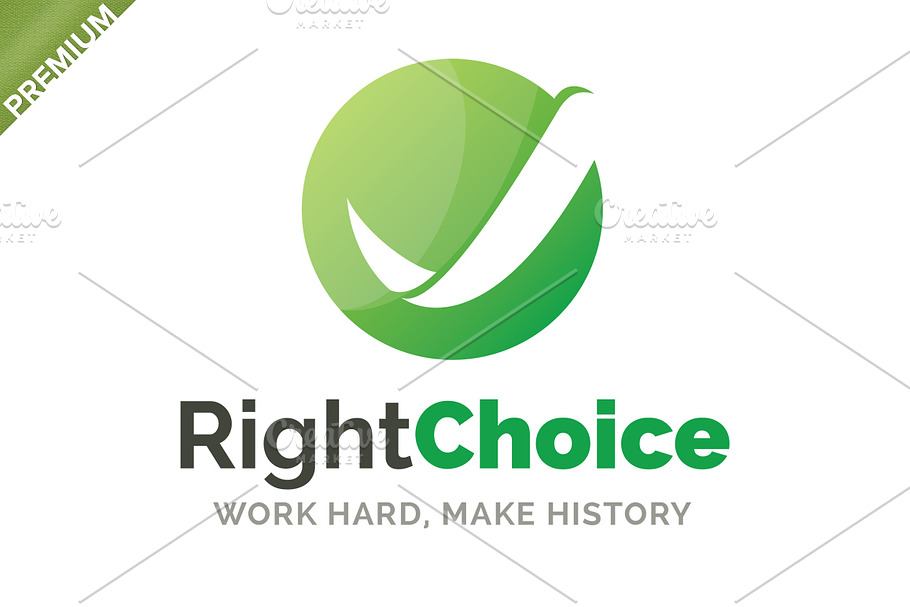 Right Choice Logo in Logo Templates - product preview 8