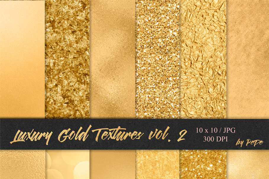 Luxury Gold Textures II in Textures - product preview 8