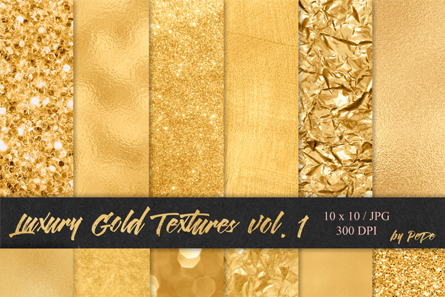 Luxury Gold Textures I in Textures - product preview 8