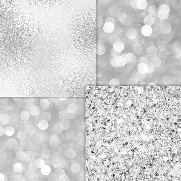 Silver Textures I in Textures - product preview 1