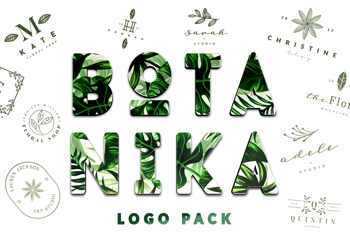 BOTANIKA Logo Maker in Logo Templates - product preview 8
