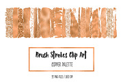 Copper Brush Stokres Clip Art