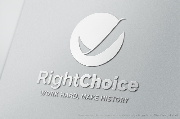 Right Choice Logo in Logo Templates - product preview 2