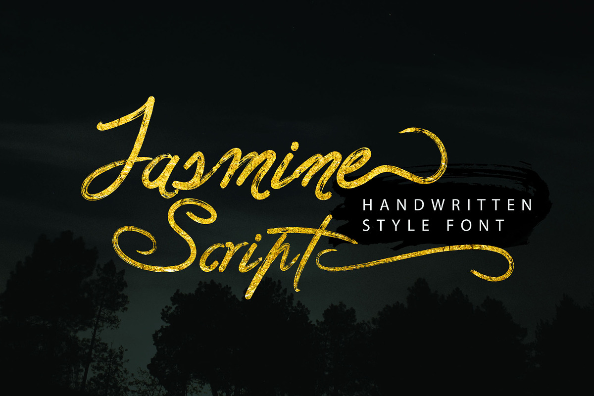Jasmine Script Font in Script Fonts - product preview 8