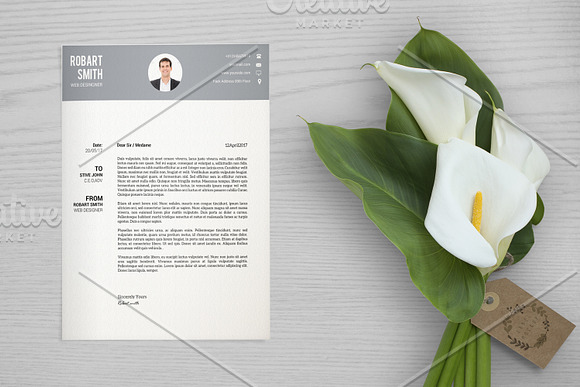 Resume / Cv Template-V034 in Resume Templates - product preview 1