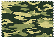 Ripstop Fabric with Camouflage Print