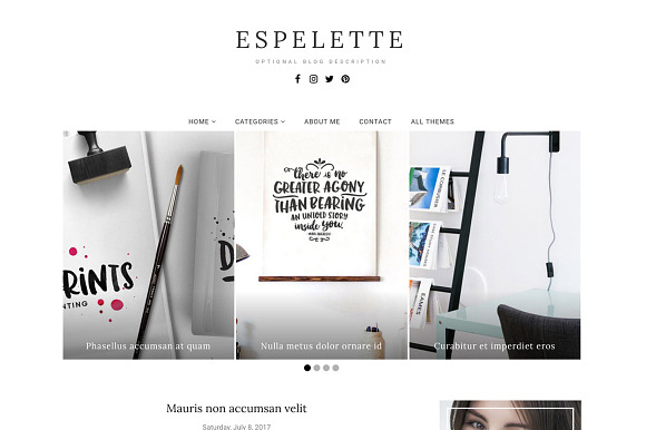 Blogger Template, Blogger Theme in Website Templates - product preview 2