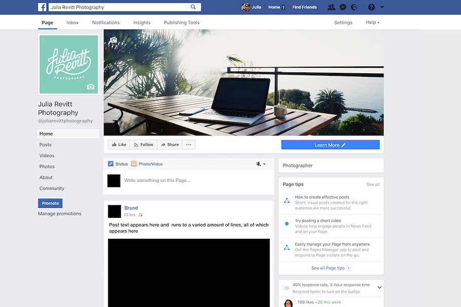Facebook UI in Facebook Templates - product preview 8