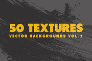 50 Vector Texture Backgrounds Vol. 2