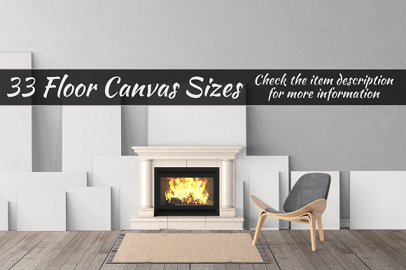 Canvas Mockups Vol 511 in Print Mockups - product preview 1