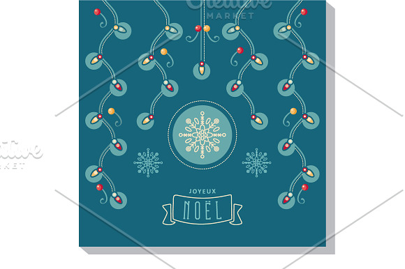 Christmas card. Big bundle. Noel in Card Templates - product preview 9