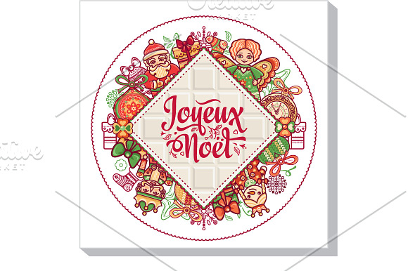 Christmas card. Big bundle. Noel in Card Templates - product preview 12