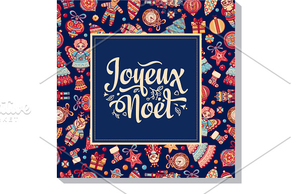 Christmas card. Big bundle. Noel in Card Templates - product preview 13