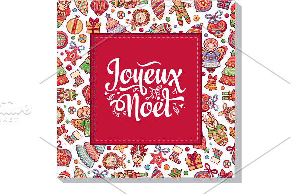 Christmas card. Big bundle. Noel in Card Templates - product preview 18