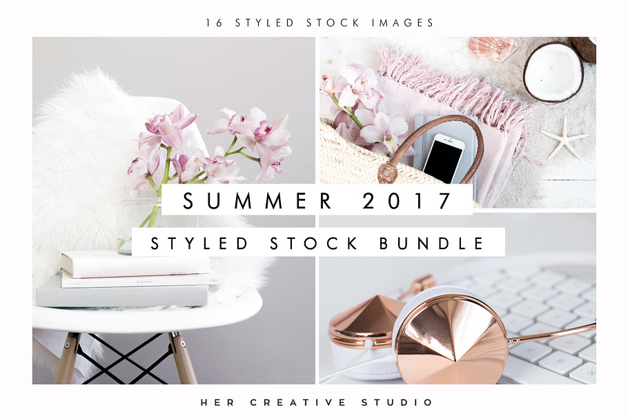 Summer Styled Stock Bundle in Mobile & Web Mockups - product preview 8