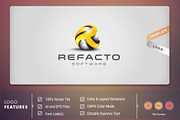 Refacto Software - Logo Template