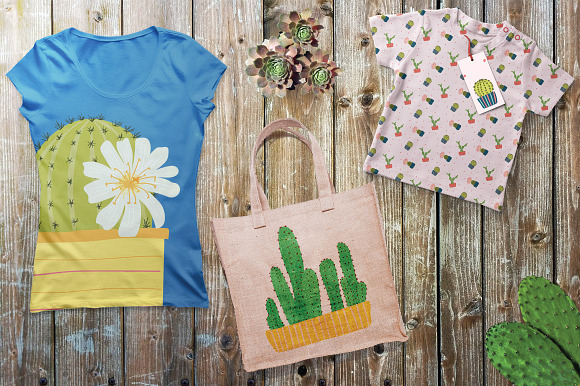Cactus set in Illustrations - product preview 6