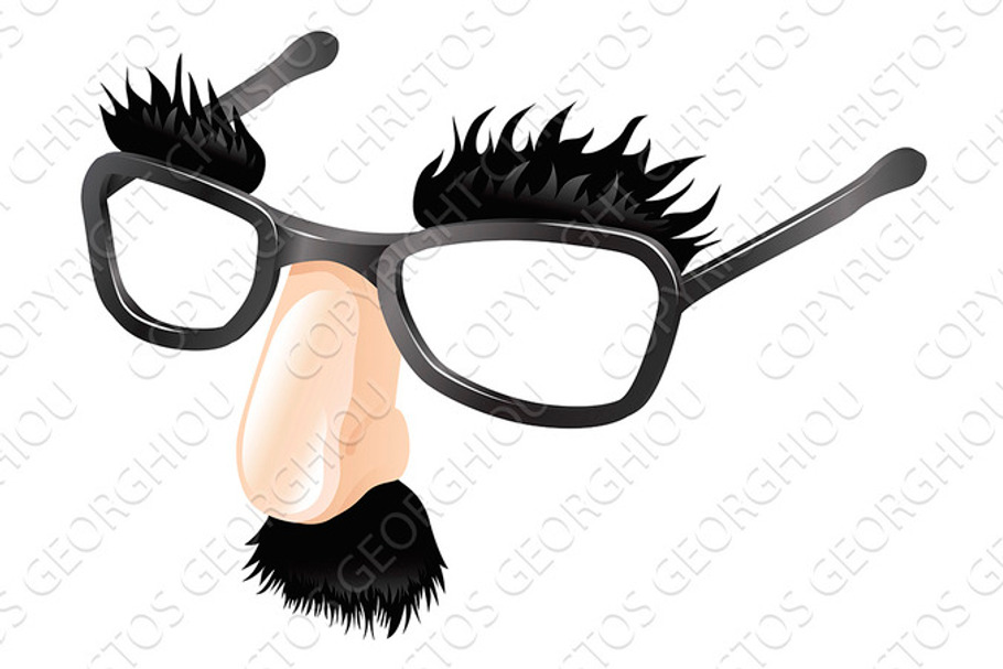 Funny disguise illustration in Objects - product preview 8