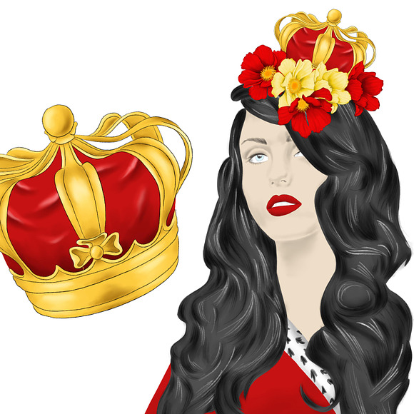 She`s a Queen in Illustrations - product preview 6