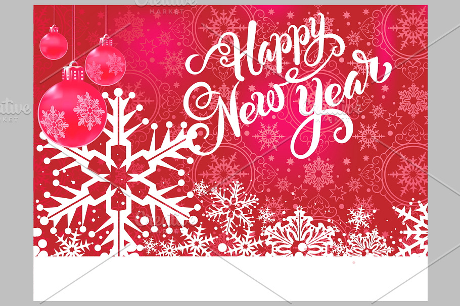 Happy New Year Card in Illustrations - product preview 8