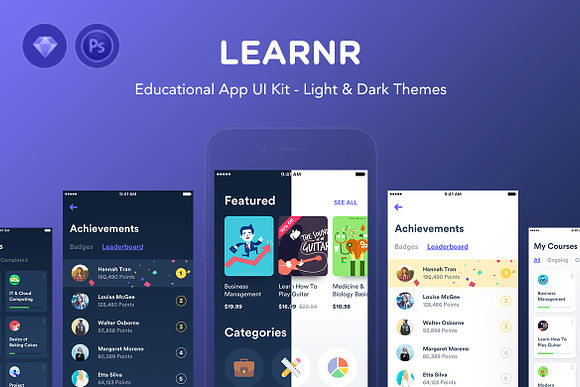 Learnr - Online Courses in UI Kits and Libraries - product preview 6