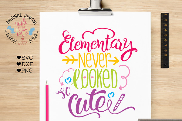Elementary Never Looked So Cute Cut