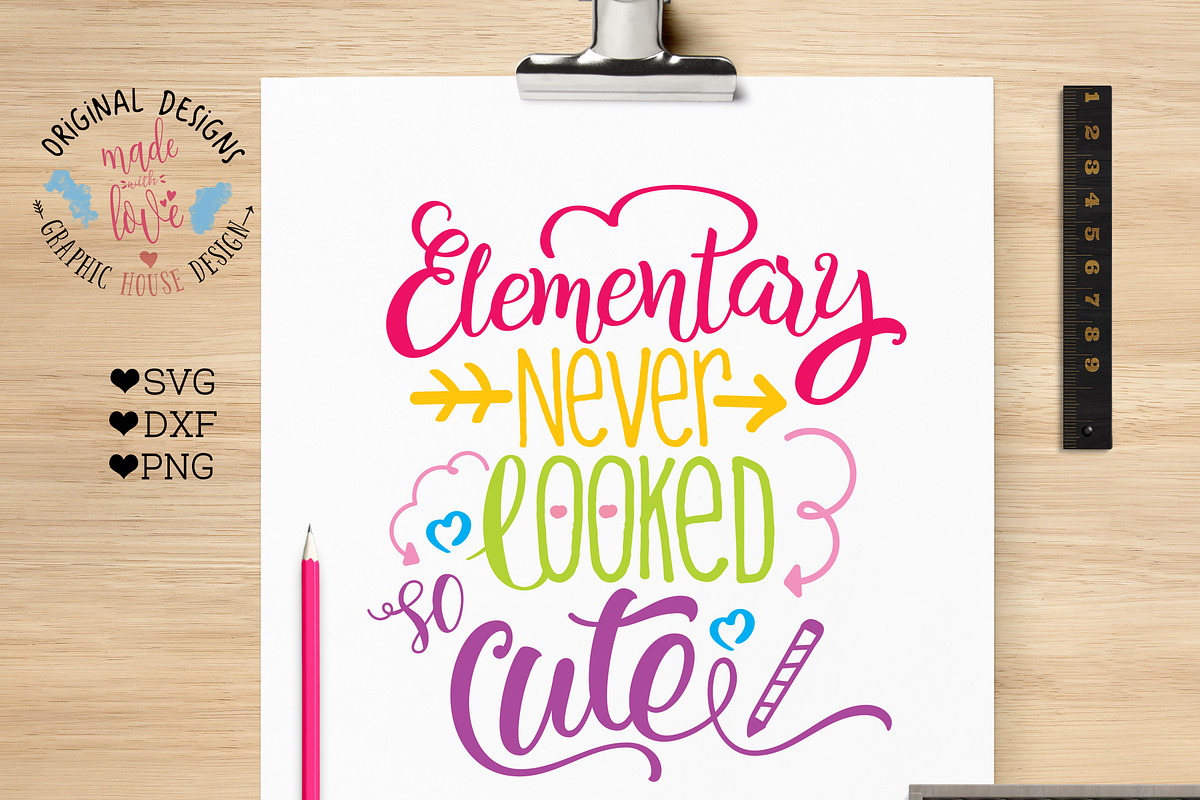 Elementary Never Looked So Cute Cut in Illustrations - product preview 8