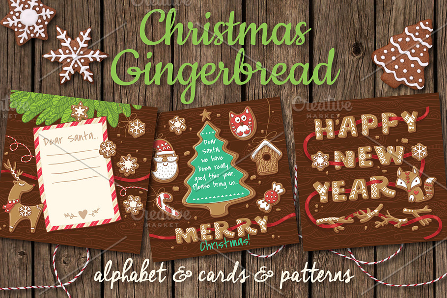 Christmas Gingerbread in Illustrations - product preview 8