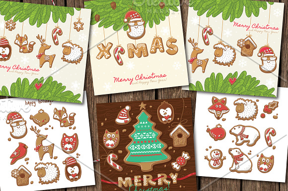 Christmas Gingerbread in Illustrations - product preview 1