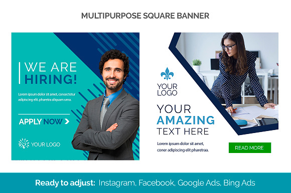 30 Square Social media designs in Social Media Templates - product preview 4