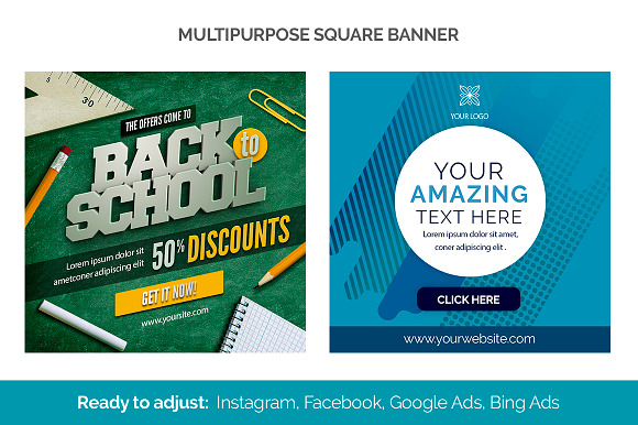 30 Square Social media designs in Social Media Templates - product preview 5