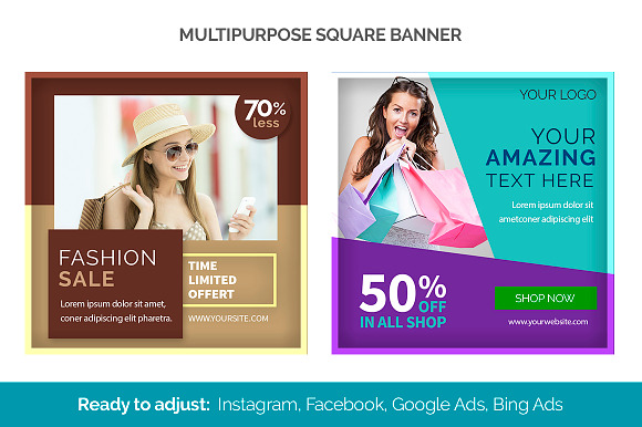30 Square Social media designs in Social Media Templates - product preview 9