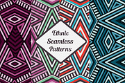 Vector Seamless Ethnic Patterns