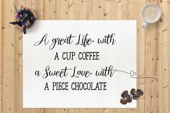 Chocolate Milky (Script And Slab) in Script Fonts - product preview 2