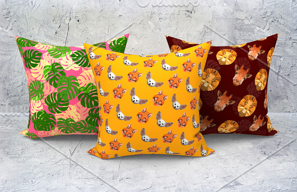 Tropical leaves and animals pattern in Patterns - product preview 2