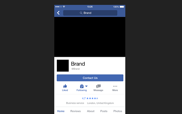 Facebook UI in Facebook Templates - product preview 1