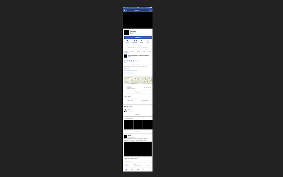 Facebook UI in Facebook Templates - product preview 2