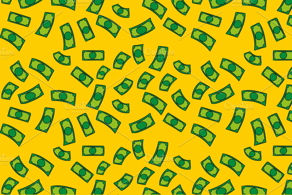 Dollars Money pattern in Patterns - product preview 8