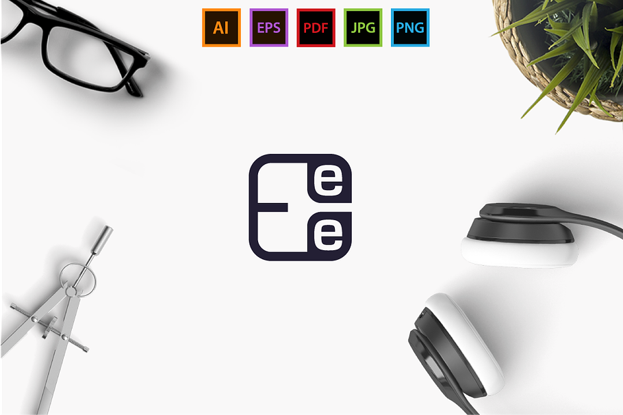 E  in Logo Templates - product preview 8