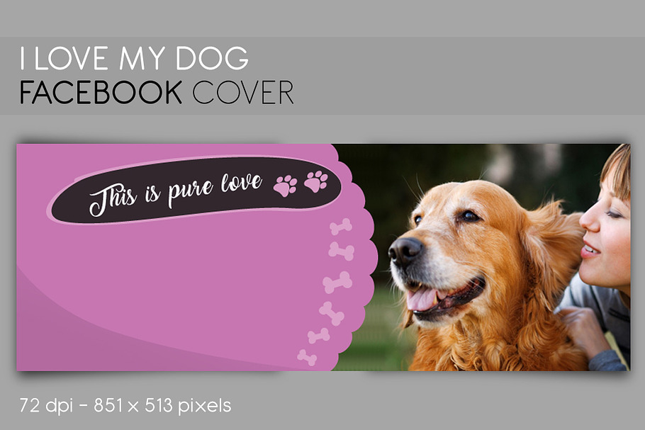 Facebook, Twitter cover MY DOG