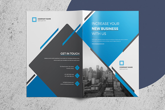 Corporate/Company Brochure - 4 Page in Brochure Templates - product preview 3