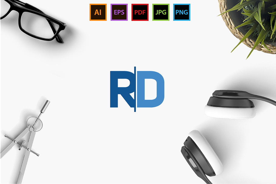 RD  in Logo Templates - product preview 8