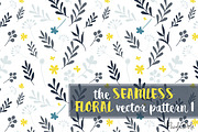The Seamless Floral Vector Pattern 1